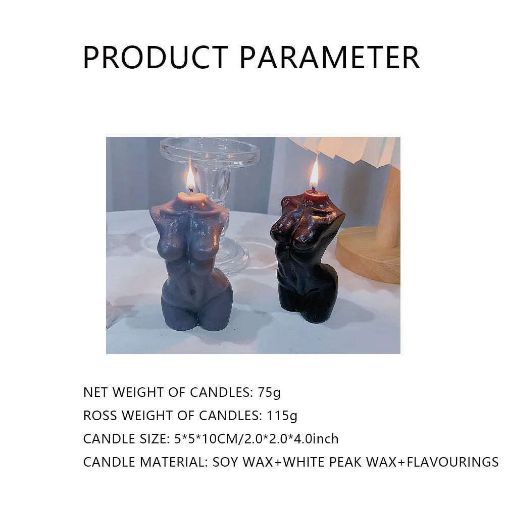 Handmade Body-Shaped Scented Candle