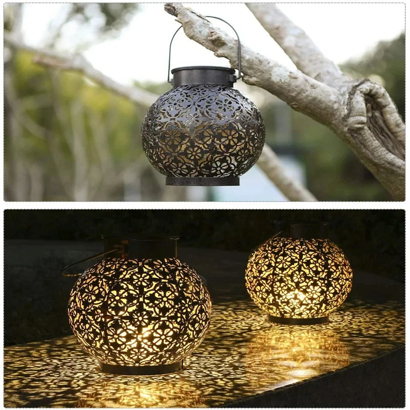 Waterproof Outdoor LED Solar Hanging Lantern
