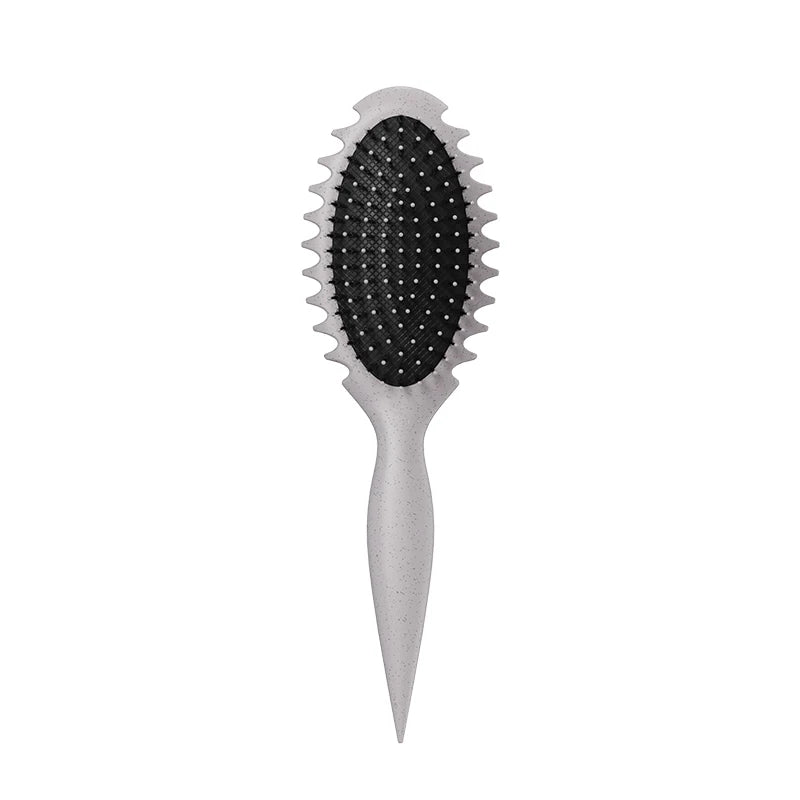 Curl Defining Detangling Hair Brush – Boar Bristle Styling Comb for Curly Hair