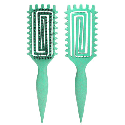 Curly Hair Brush Hollow out Wearing hair Curl Define Styling Brush Beard Comb Styling Brush Multi-purpose Home Styling Tools