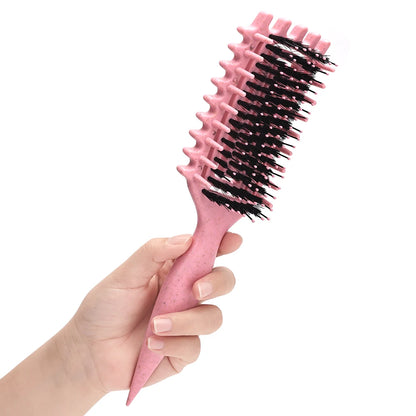 Curly Hair Brush Hollow out Wearing hair Curl Define Styling Brush Beard Comb Styling Brush Multi-purpose Home Styling Tools