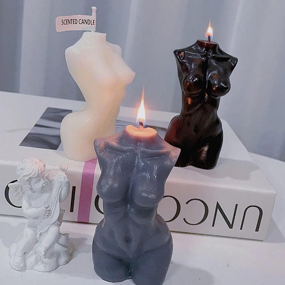 Handmade Body-Shaped Scented Candle